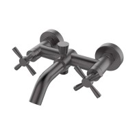 Комплект смесителей Orange Mia M34-381gr, графит матовый