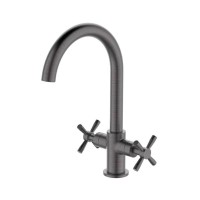 Комплект смесителей Orange Mia M34-381gr, графит матовый
