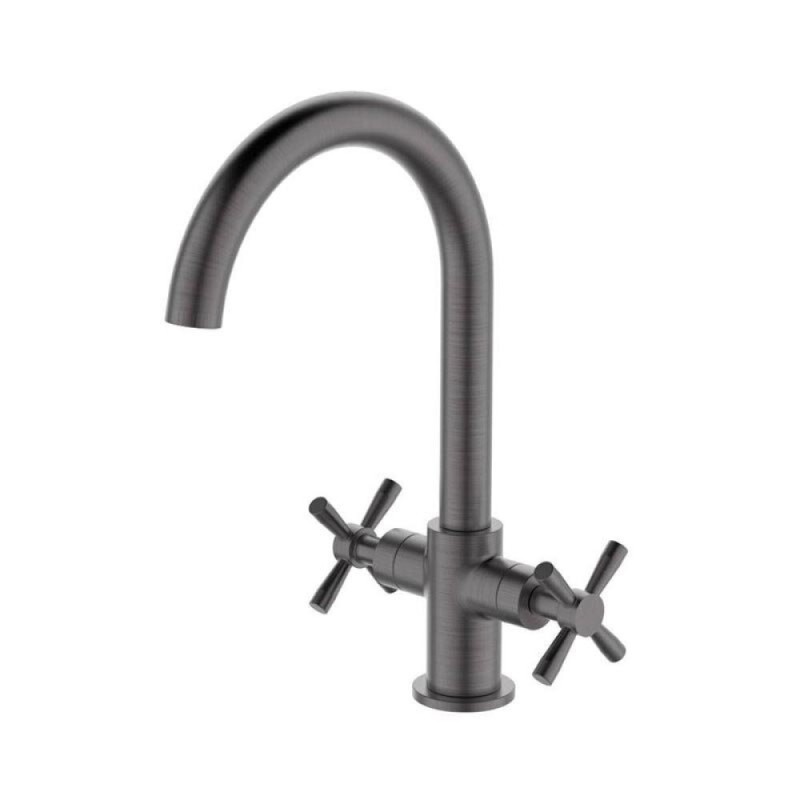 Комплект смесителей Orange Mia M34-381gr, графит матовый