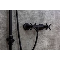 Душевая система Orange Mia, черный матовый, M34-922b