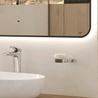 BOND M35ZE-10080 Зеркало прямоугольное Лофт 100х80см с подсветкой и черным обрамлением