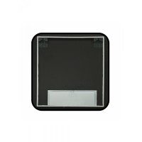 BOND M35ZE-8080 Зеркало квадратное Лофт 80х80см с подсветкой и черным обрамлением