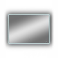 BOND M36ZE-10080 Зеркало прямоугольное Лофт 100х80см с подсветкой и черным обрамлением