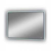 BOND M36ZE-10080 Зеркало прямоугольное Лофт 100х80см с подсветкой и черным обрамлением