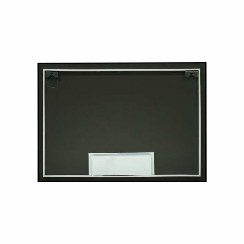 BOND M36ZE-10080 Зеркало прямоугольное Лофт 100х80см с подсветкой и черным обрамлением