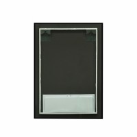 BOND M36ZE-6080 Зеркало прямоугольное 60х80см с подсветкой и черным обрамлением