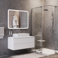 BOND M39ZE-10080 Зеркало прямоугольное 100х80см с LED подсветкой и сенсорным диммером