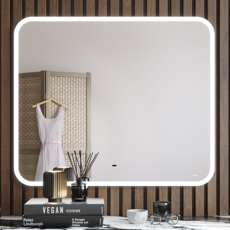 BOND M39ZE-10080 Зеркало прямоугольное 100х80см с LED подсветкой и сенсорным диммером