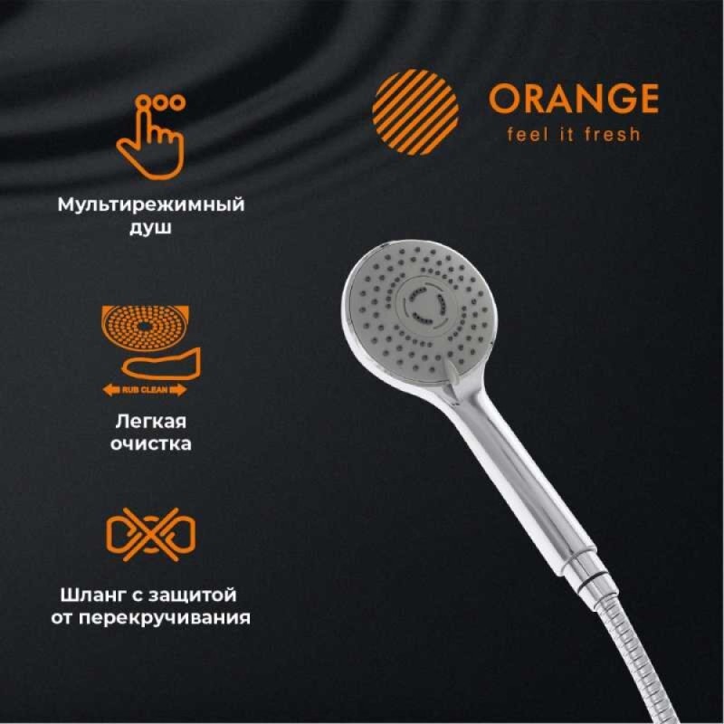 Смеситель Orange Iris M41-333cr на борт ванны, хром