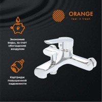 Смеситель Orange Prim M42-100cr для ванны и душа, хром