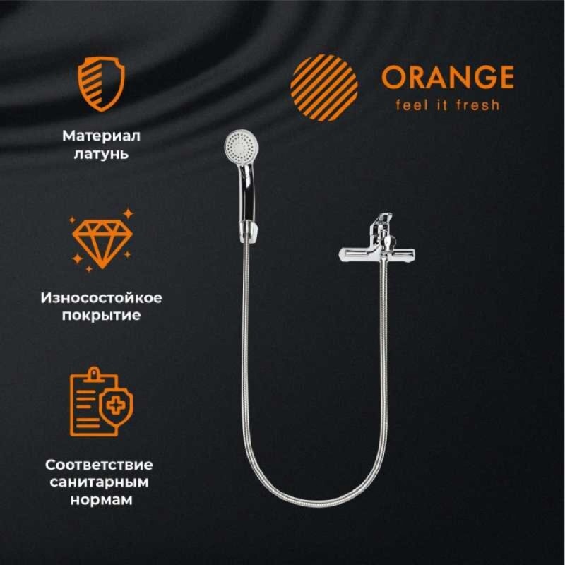 Смеситель Orange Sofi M43-100cr для ванны и душа, хром