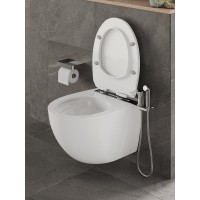 Гигиенический душ Orange Sofi M43-831cr со смесителем, для установки на унитаз, хром