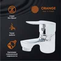 Смеситель Orange Dia для раковины, хром, M45-021cr