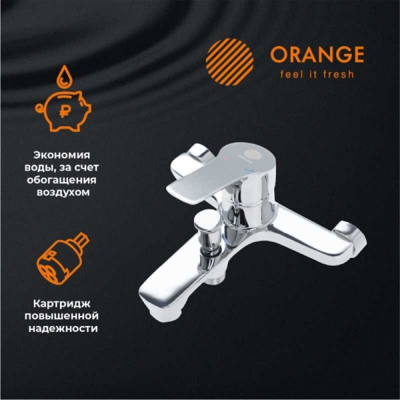 Смеситель Orange Dia для ванны и душа, хром, M45-100cr