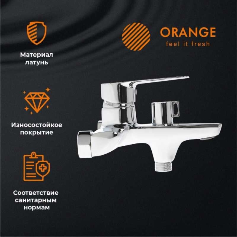Смеситель Orange Sofi 2.0 для ванны и душа, хром, M46-100cr