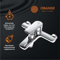 Смеситель Orange Sofi 2.0 для ванны и душа, хром, M46-100cr