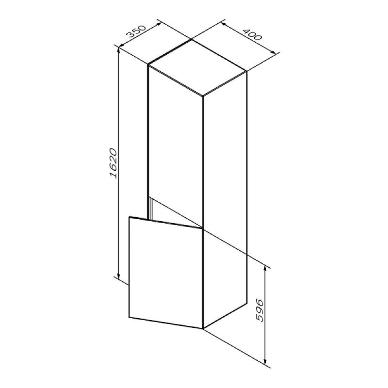 Пенал Am.Pm Inspire 2.0 M50ACHX0406EGM подвесной 40 см, универсальный, цвет элегантный серый, матовый