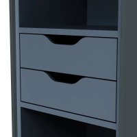 Пенал Am.Pm Inspire 2.0 M50ACHX0406GM подвесной 40 см, универсальный, цвет графит, матовый