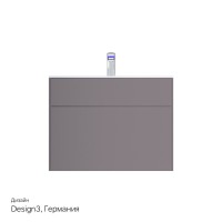 Тумба под раковину Am.Pm Inspire 2.0 M50AFHX0803EGM подвесная 80 см, 3 ящика, цвет элегантный серый, матовый