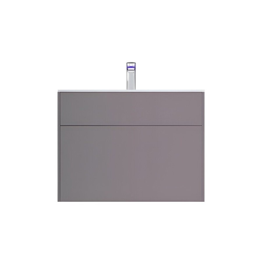 Тумба под раковину Am.Pm Inspire 2.0 M50AFHX0803EGM подвесная 80 см, 3 ящика, цвет элегантный серый, матовый