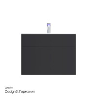 Тумба под раковину Am.Pm Inspire 2.0 M50AFHX0803GM подвесная 80 см, 3 ящика, цвет графит, матовый