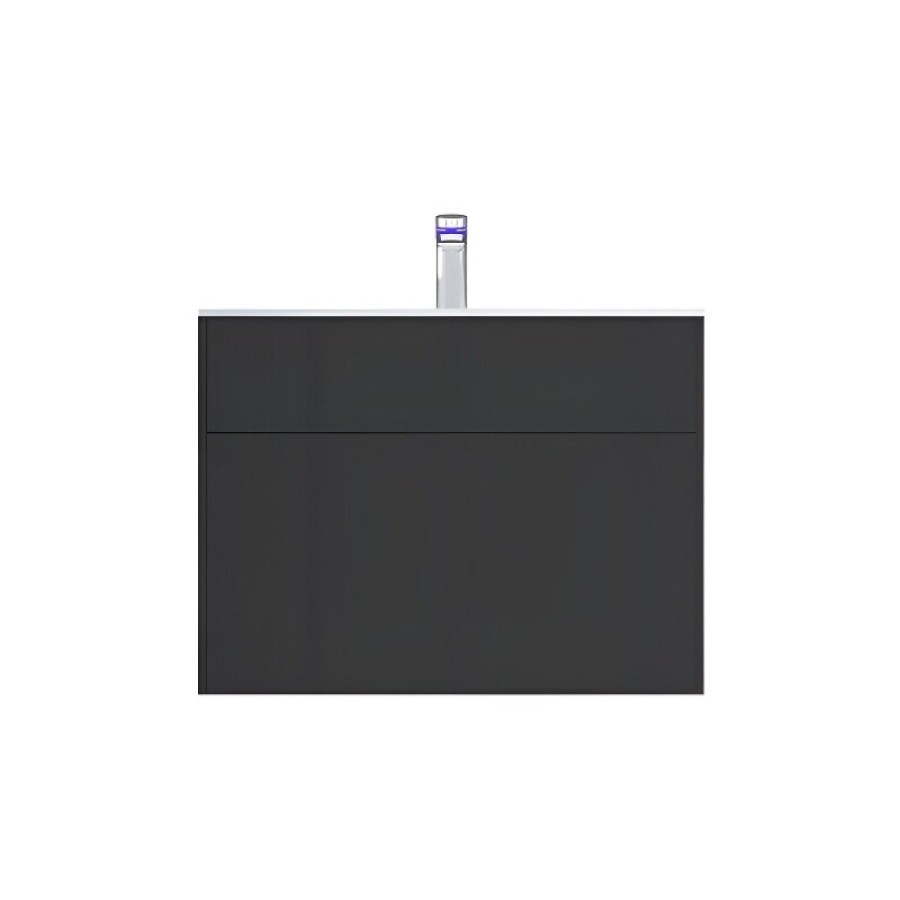 Тумба под раковину Am.Pm Inspire 2.0 M50AFHX0803GM подвесная 80 см, 3 ящика, цвет графит, матовый