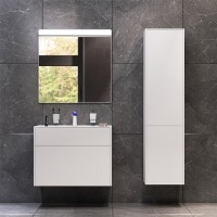Тумба под раковину Am.Pm Inspire 2.0 M50AFHX0803WM подвесная 80 см, 3 ящика, цвет белый, матовый