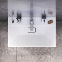 Тумба под раковину Am.Pm Inspire 2.0 M50AFHX0803WM подвесная 80 см, 3 ящика, цвет белый, матовый