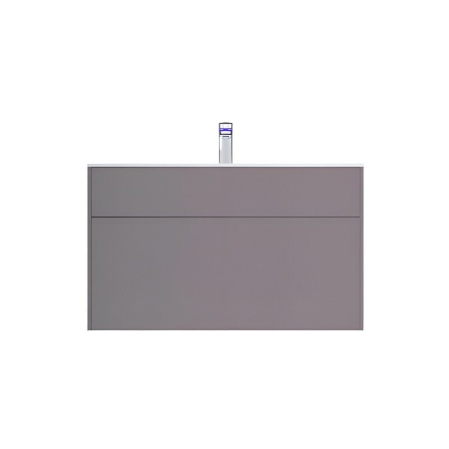 Тумба под раковину Am.Pm Inspire 2.0 M50AFHX1003EGM подвесная 100 см, 3 ящика, цвет элегантный серый, матовый