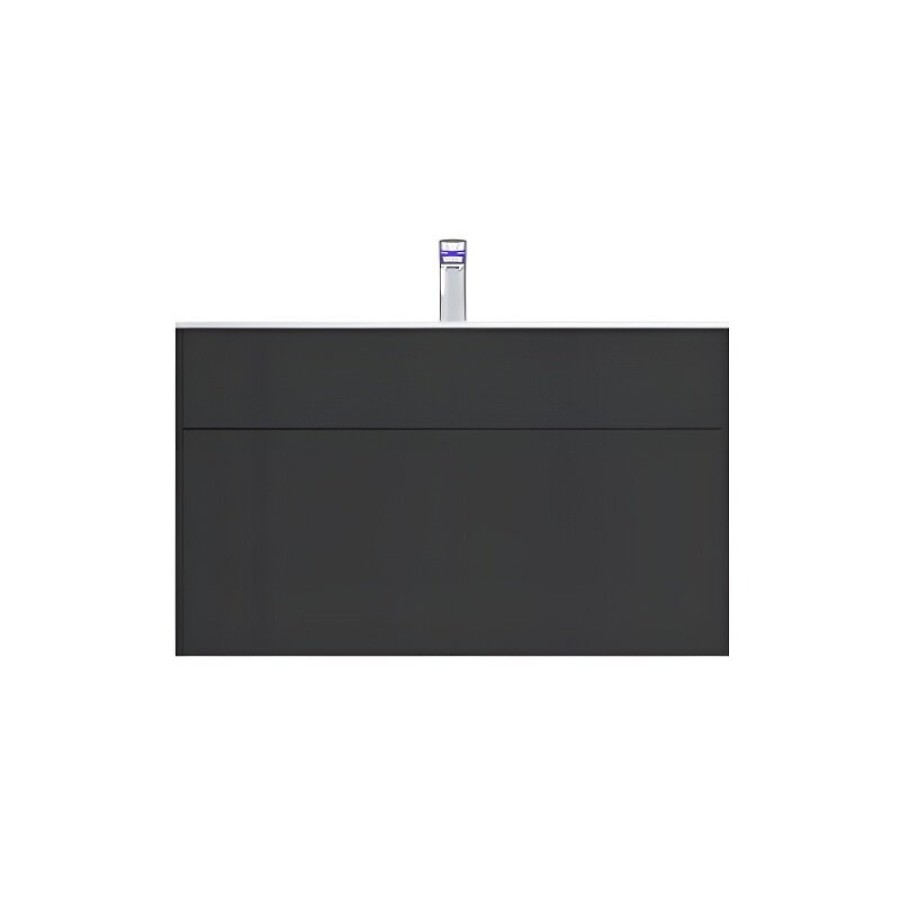 Тумба под раковину Am.Pm Inspire 2.0 M50AFHX1003GM подвесная 100 см, 3 ящика, цвет графит, матовый