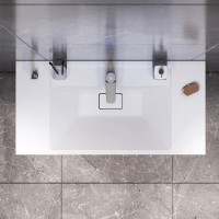 Тумба под раковину Am.Pm Inspire 2.0 M50AFHX1003WM подвесная 100 см, 3 ящика, цвет белый, матовый