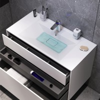 Тумба под раковину Am.Pm Inspire 2.0 M50AFHX1003WM подвесная 100 см, 3 ящика, цвет белый, матовый