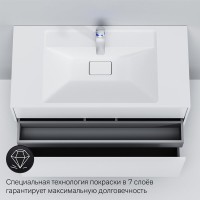 Тумба под раковину Am.Pm Inspire 2.0 M50AFHX1003WM подвесная 100 см, 3 ящика, цвет белый, матовый