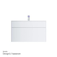 Тумба под раковину Am.Pm Inspire 2.0 M50AFHX1003WM подвесная 100 см, 3 ящика, цвет белый, матовый