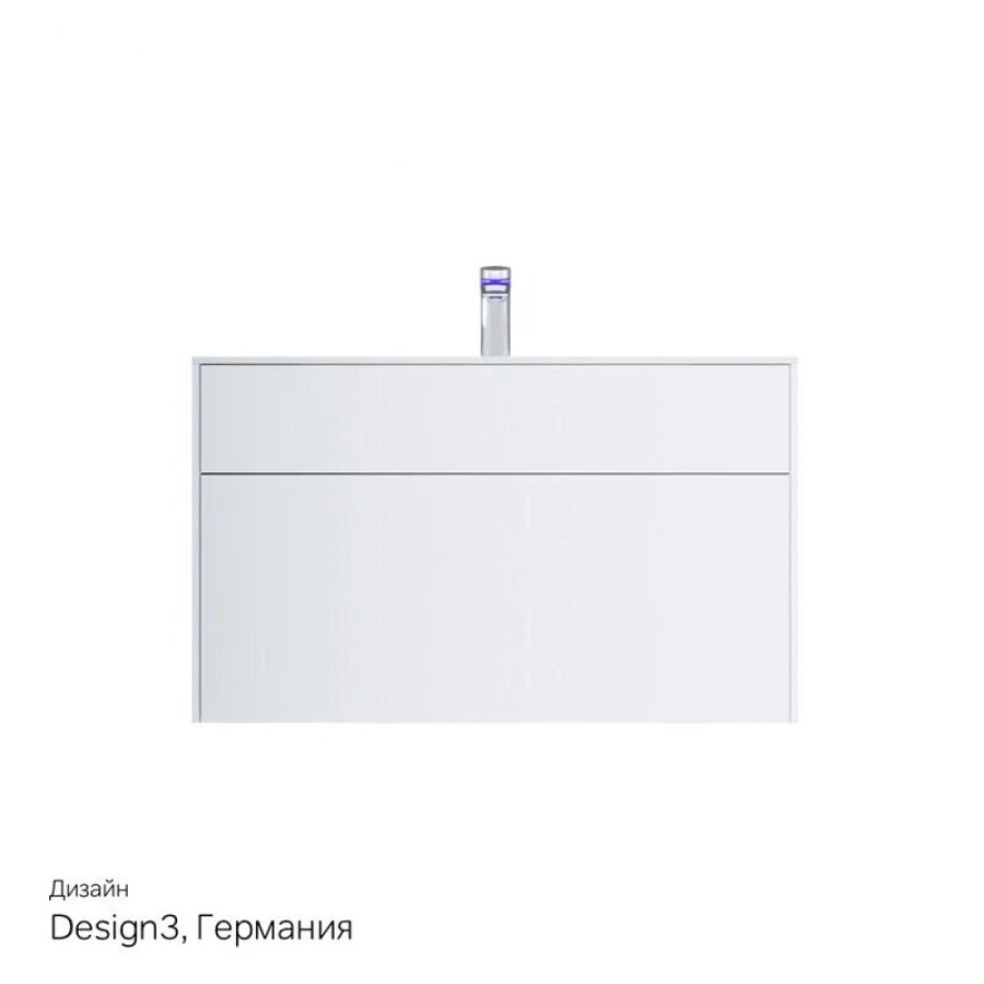 Тумба под раковину Am.Pm Inspire 2.0 M50AFHX1003WM подвесная 100 см, 3 ящика, цвет белый, матовый