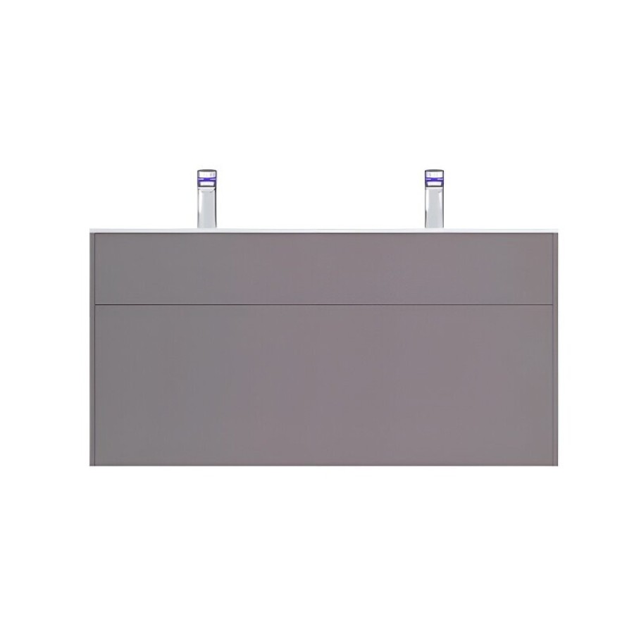 Тумба под раковину Am.Pm Inspire 2.0 M50AFHX1203EGM подвесная 120 см, 3 ящика, цвет элегантный серый, матовый