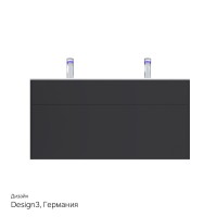 Тумба под раковину Am.Pm Inspire 2.0 M50AFHX1203GM подвесная 120 см, 3 ящика, цвет графит, матовый