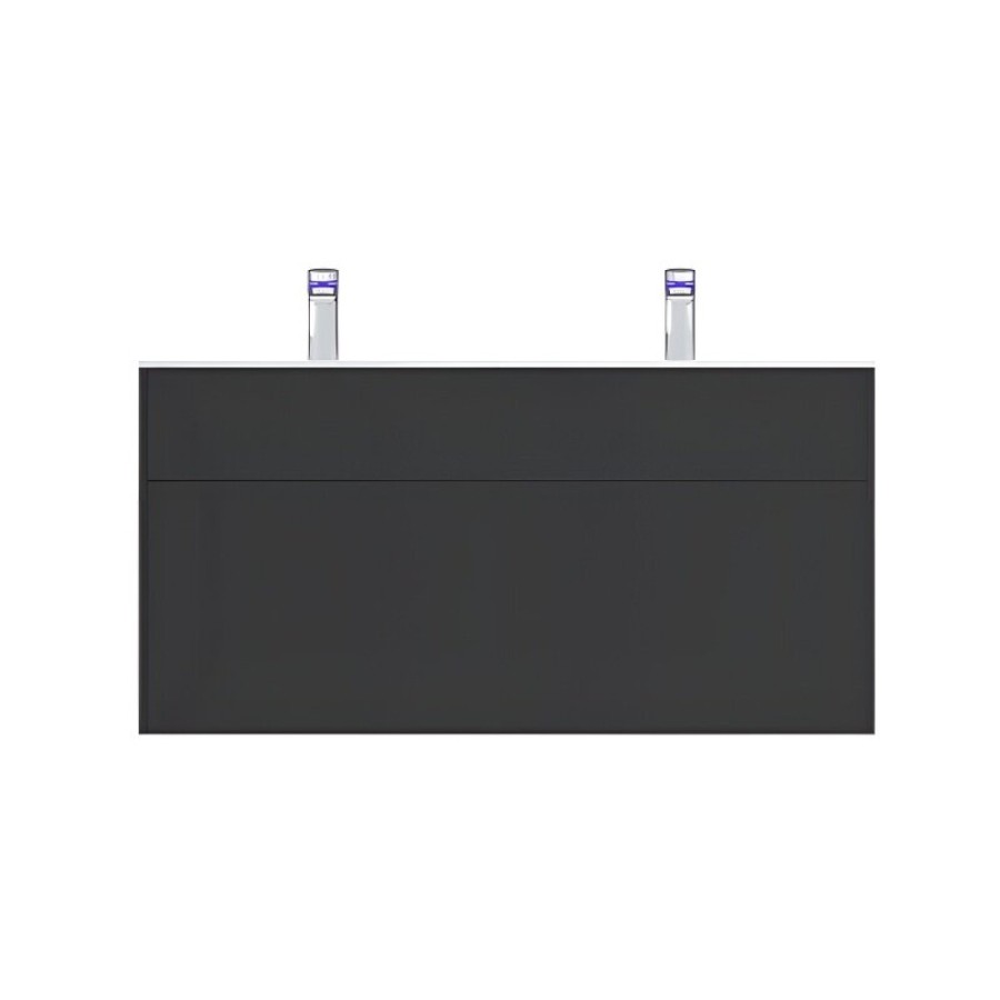 Тумба под раковину Am.Pm Inspire 2.0 M50AFHX1203GM подвесная 120 см, 3 ящика, цвет графит, матовый