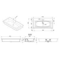 Раковина Am.Pm Spirit 2.0 M70AWCC1002WG, 100 см