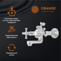 Смеситель Orange Classic M71-212cr для ванны и душа, хром