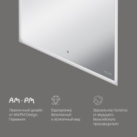 Зеркало Am.Pm Spirit 2.0 M71AMOX0601SA, 60 см, с LED-подсветкой и системой антизапотевания, инфракрасный сенсор