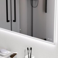 Зеркало Am.Pm Spirit 2.0 M71AMOX0801SA, 80 см, с LED-подсветкой и системой антизапотевания, инфракрасный сенсор