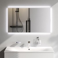 Зеркало Am.Pm Spirit 2.0 M71AMOX1001SA, 100 см, с LED-подсветкой и системой антизапотевания, инфракрасный сенсор