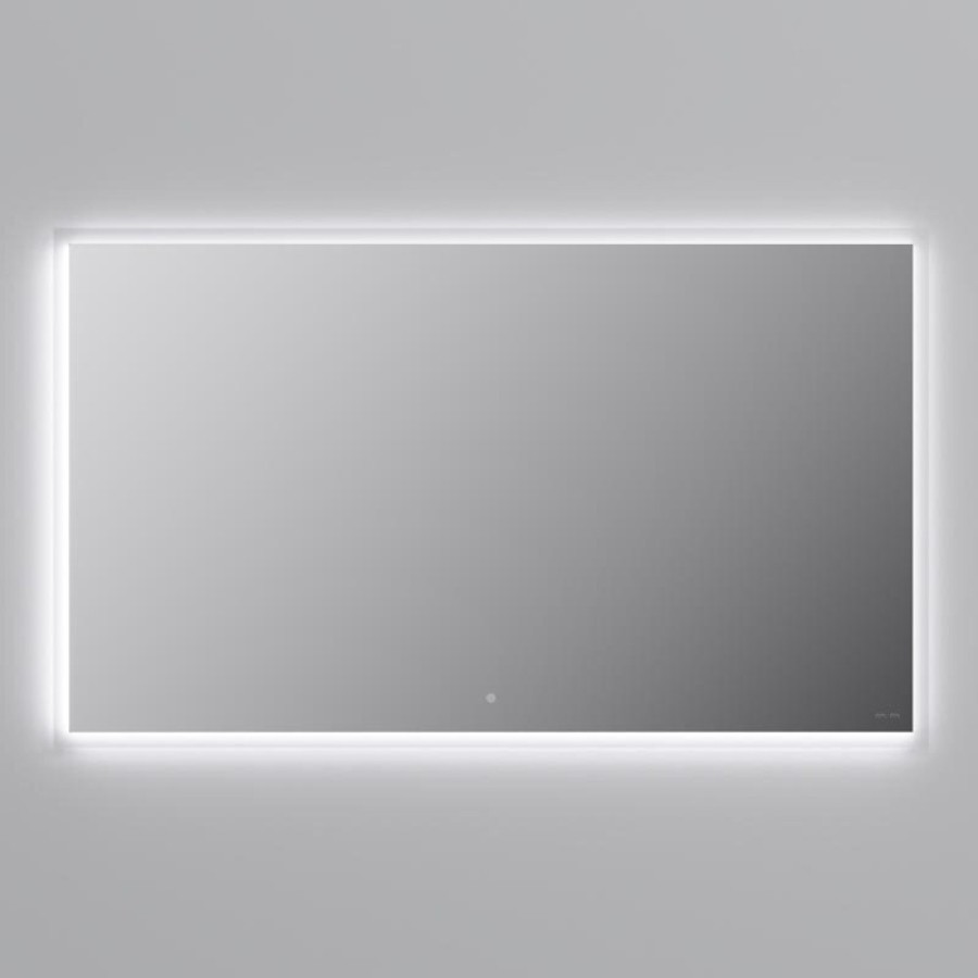Зеркало Am.Pm Spirit 2.0 M71AMOX1001SA, 100 см, с LED-подсветкой и системой антизапотевания, инфракрасный сенсор