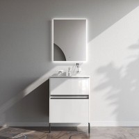 Тумба под раковину Am.Pm Sense M7BFUX0602WG, 60 см, подвесная с 2 ящиками, цвет белый