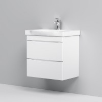 Тумба с раковиной Am.Pm Like M80-FHX0652-WC0652, 65 см, подвесная, белая
