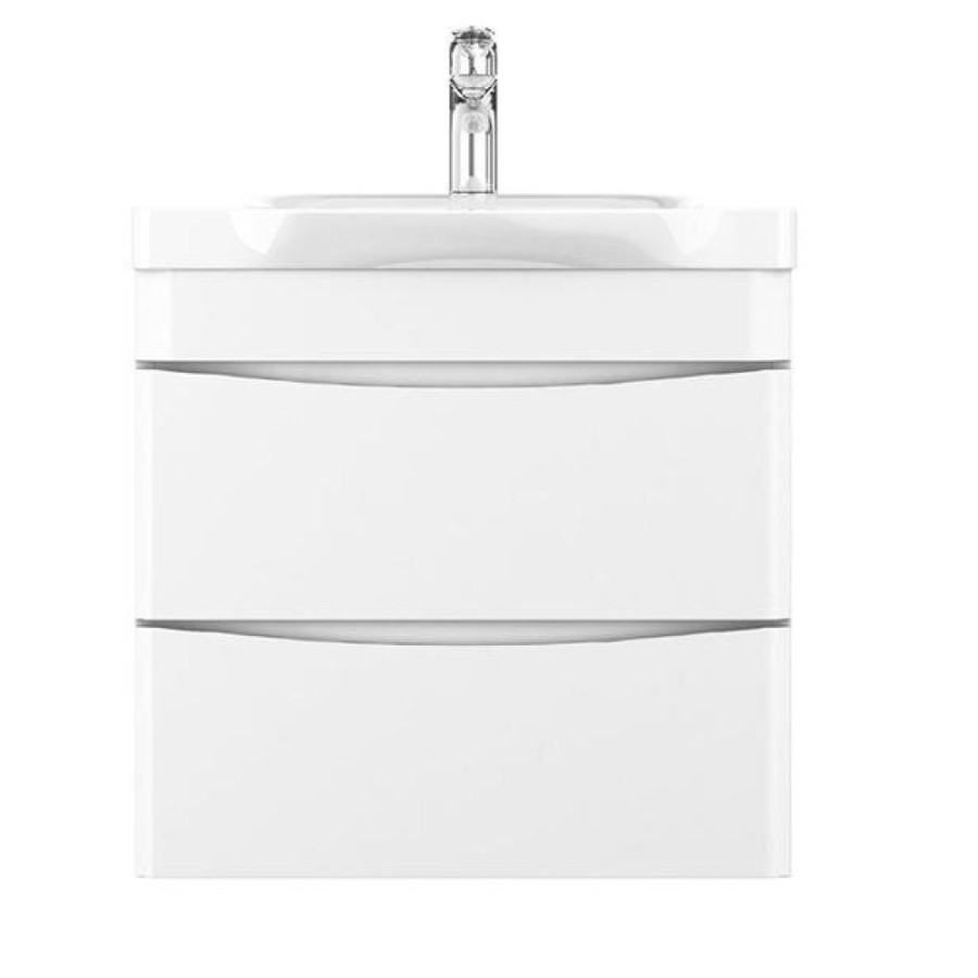Тумба с раковиной Am.Pm Like M80-FHX0652-WC0652, 65 см, подвесная, белая