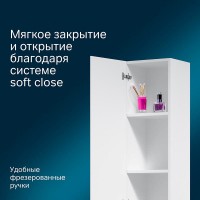 Шкаф-колонна Am.Pm Like 35 M80CHR0356WG/M80CHL0356WG, подвесной