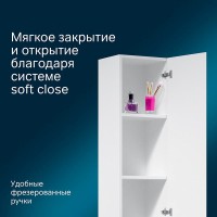 Шкаф-колонна Am.Pm Like 35 M80CSR0356WG, напольный, правый