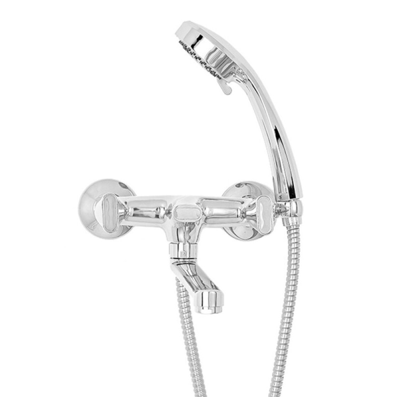 Смеситель Orange Alfi для ванны и душа, с душевым гарнитуром, хром, M82-213cr